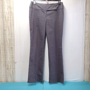 Mandee Women's Low Rise Boot Cut Pants Grey Size 11